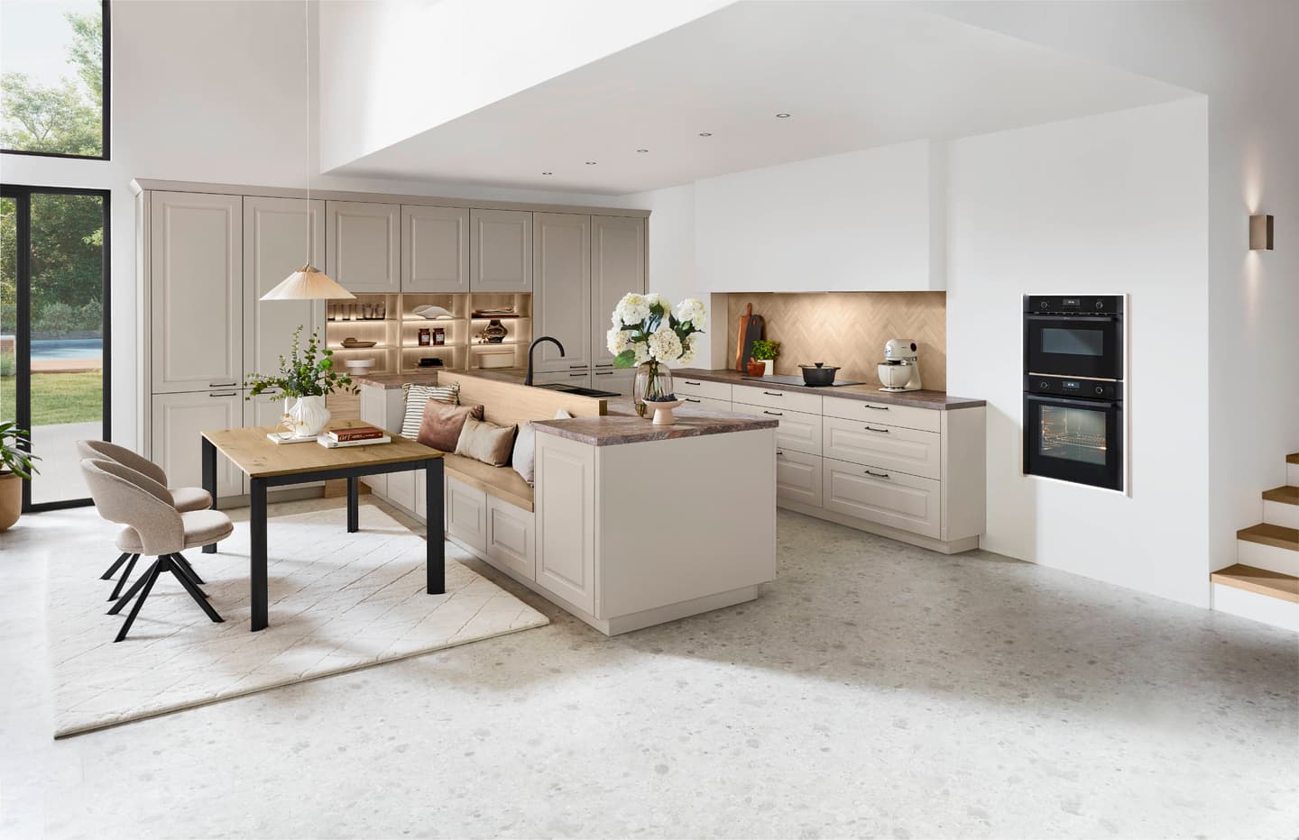 Cuisine Sylt Insigna — style rustique